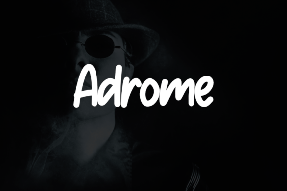 Adrome: A Script Font That Speaks Campaign Fluency