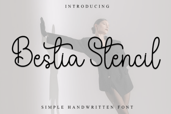 Bestia Stencil: A Festive Script Font for Web Designers