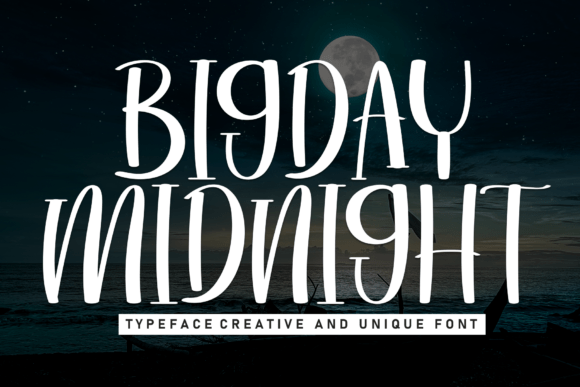 Bigday Midnight: The Display Font for Bold Marketing Campaigns
