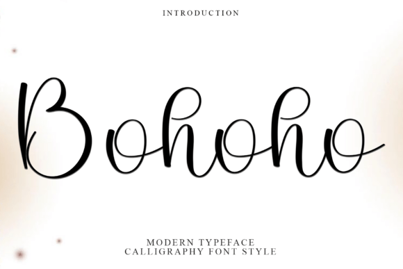 Bohoho: A Festive Typeface for Seasonal Branding Projects