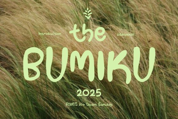 Bumiku: A Handwritten Font for Nature-Inspired Branding