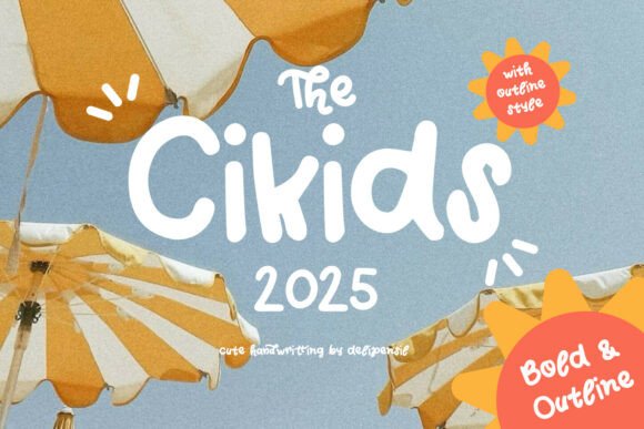 Cikids: A Warm Handwriting Font for Playful Branding