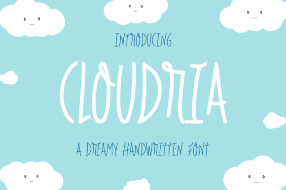 Cloudria: A Dreamy Handwritten Font for Editorial Charm