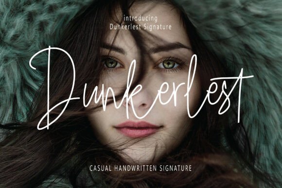 Dunkerlest Signature: A Handwritten Font for Crafters