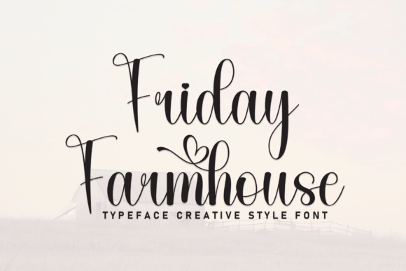 Friday Farmhouse Script Font: A Small Business Branding Upgrade