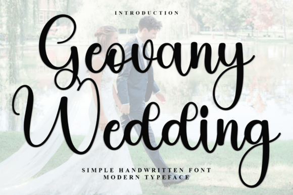 Geovany Wedding: A Soft Script Font for Crafters
