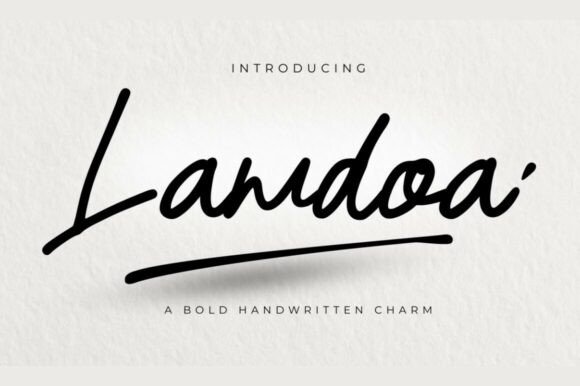 Lamdoa: A Bold Handwritten Script Font for Crafters