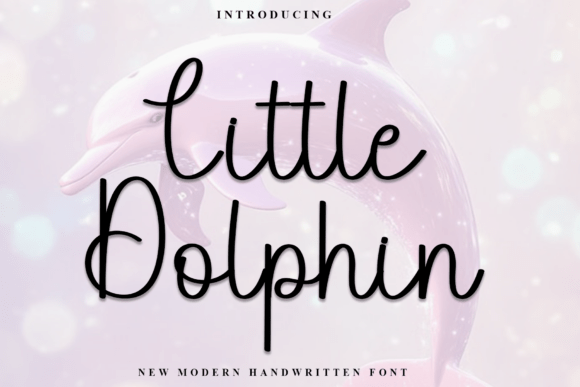 Little Dolphin: A Whimsical Script Font for Holiday Crafts