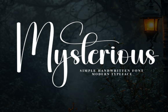 Mysterious Script Font: A Consistent Brand in Every Detail