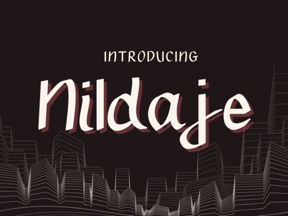 Nildaje: A Brush-Script Typeface Built for Editorial Warmth
