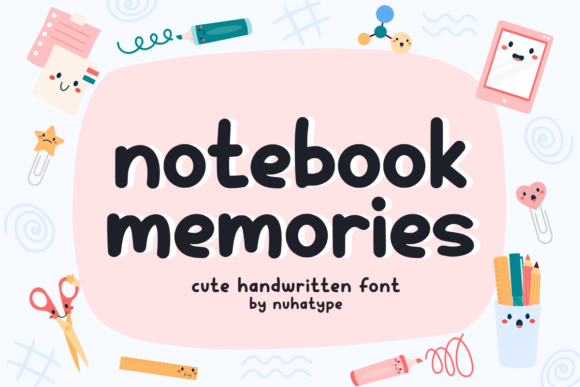 Notebook Memories: A Thin Handwritten Font for Web Designers
