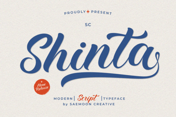 Scshinta Regular: A Modern Script Font for Crafters
