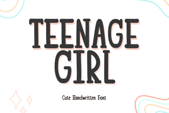 Teenagegirl 1: A Handwritten Font for Scroll-Stopping Content