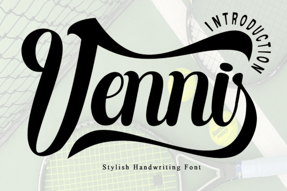 Tennis Typeface: A Refined Script Font for Editorial Charm