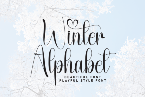 Winter Alphabet: A Warm Handwritten Font for Digital Storytelling